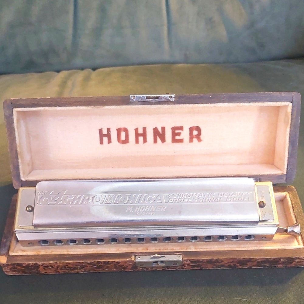 Vintage M. Horner 64 Chromonica 4 Chromatic Octaves Professional Harmonica